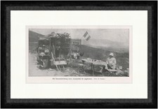 Inneneinrichtung eines Automobils auf Jagdreisen 1909 Jagd F_Vintage 00242