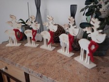 Weihnachtsdekoration Holz Elch