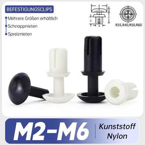 Befestigungsclips spreiznieten - befestigungsclips,