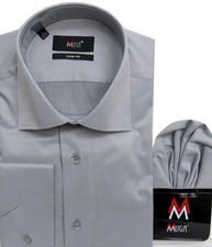 Slim fit glanz hemd mit - hemd,