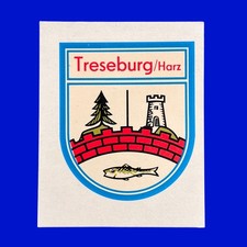 DDR Abziehbild Schiebebild TRESEBURG / Harz  1989
