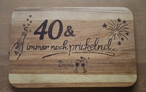 Personalisiertes vesperbrett - personalisiertes,