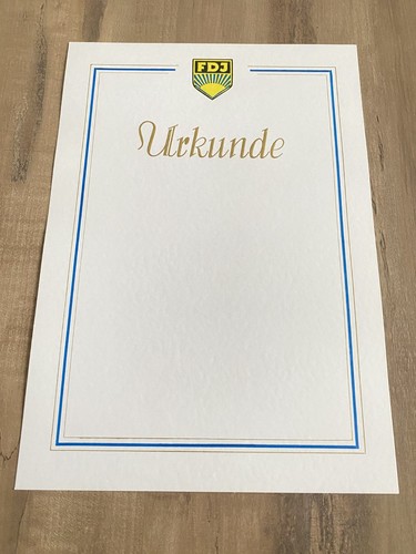 Ddr originale urkunde - ddr,