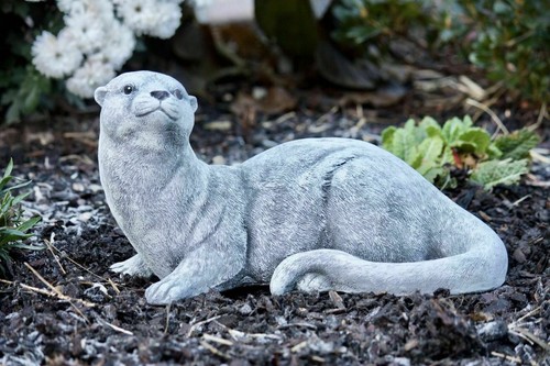 Frostfeste steinfigur otter - frostfeste,