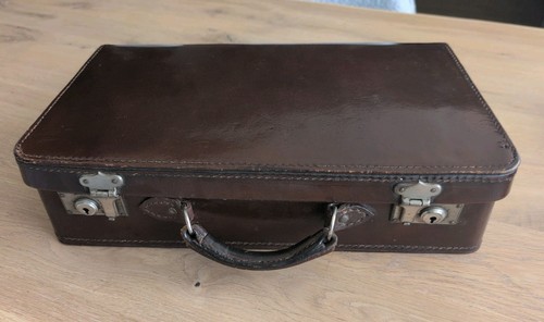 Vintage lederkoffer deko - vintage,