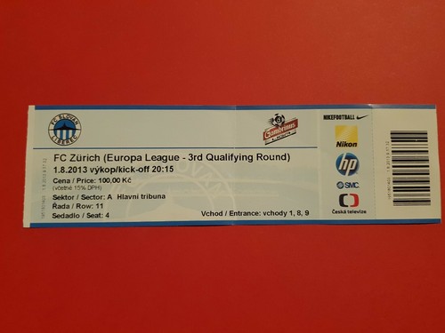 Used ticket uefa 2013 14 - used, el