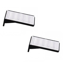 Anhänger - Reflektor - Katzenauge - Strahler - mit Halter - 76x34 mm - Weiß 