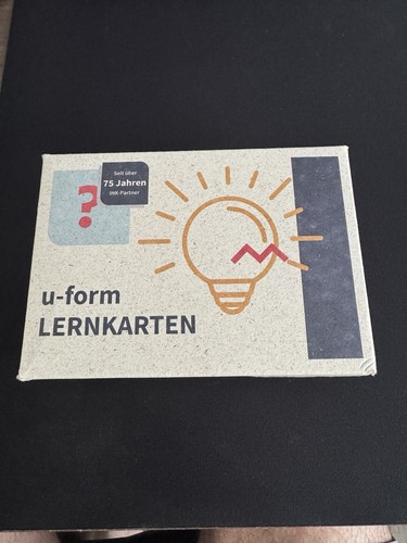 Form lernkarten - u-form,