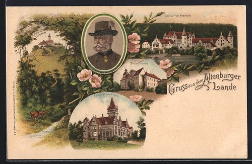 Lithographie altenburg - altenburg, /
