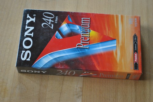 Vhs sony 240 v premium - ab,