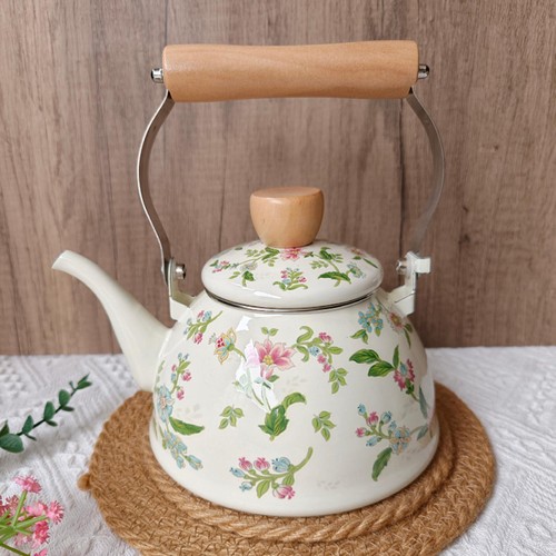 Emaillierter teekessel - emaillierter,