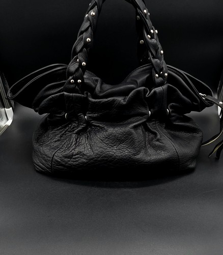 Vintage leder handtasche - leder,