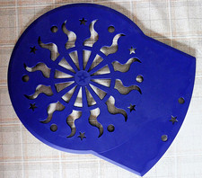 Tupperware Abkühlgitter, Dekorschablone, Tortenretter, Farbe blau, TOP