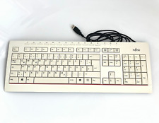 Fujitsu KB521 USB DE Tastatur Qwertz Beige Spritzwassergeschützt Business 
