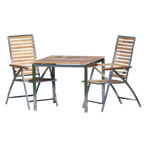 Gartengarnitur edelstahl teak - gartengarnitur,