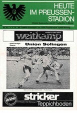 Fussball-Programmheft   75/76