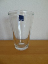 LEONARDO Vase Blumenvase Glas transparent konisch Höhe ca. 17 cm TOP-Zustand