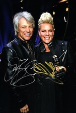 Pink und Jon Bon Jovi Autogramm