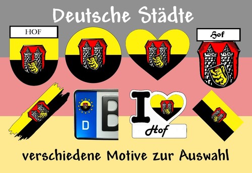 Aufkleber flagge wappen kfz - aufkleber-, flagge-wappen-kfz