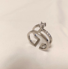 Paul Valentine Schmuck (Ring+ Ohrstecker) Edelstahl/ Silber