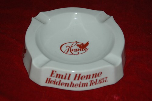 Alter werbe aschenbecher - alter, emil