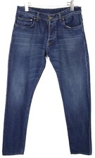 Livid Roald Tapered Herrenjeans W32/L34 Knopf Fly Fade Effekt Whiskers