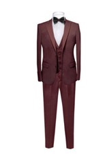 Slim Fit Herrenanzug in