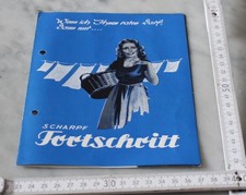 alt prospekt blatt SCHARPF