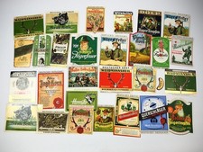 28x alte Etiketten Schnaps