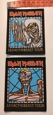 Iron Maiden Patch Aufnäher - Legacy Of The Beast Tour 2 Stück Neu
