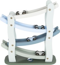 Rennbahn Blaues Wunder, Kaskadenbahn, Überschlagbahn aus Holz, ab 18 Monate