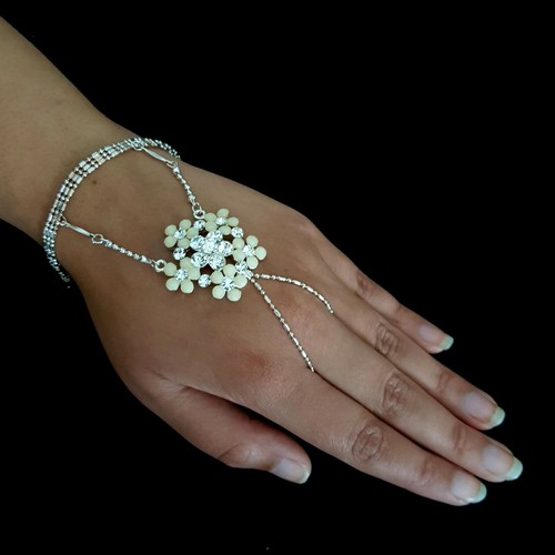 Handkette armband mit - handkette, ring