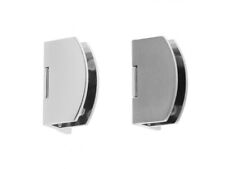 2x Glastür Scharnier 6mm 8mm Türbeschlag Edelstahl Glas Türband Holz Vitrine