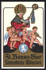 Künstler-AK Brauerei-Werbung