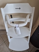 Safety 1 ST Baby - Kinder - Treppen -Hochstuhl Buchenholz weiß ca.2 bis 10 Jahre