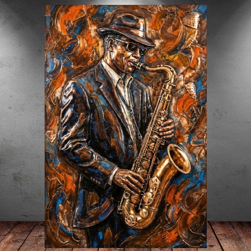 Leinwand bild xxl musiker - xxl,