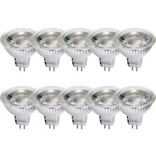 10 x LED Glas Reflektor GU5,3 5W = 35W 350lm warmweiß 2700K Halogenersatz 38°