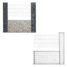 Gabionenwand Gartenzaun