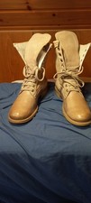 Schnürboots damen 39, beige