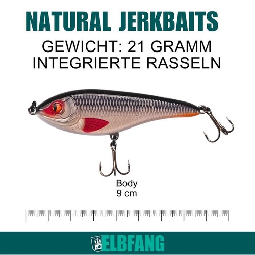 Elbfang jerkbait hecht - ✅elbfang, |