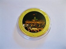 Medaille  "20 Jahre Mauerfall"  PP  in Münzkapsel