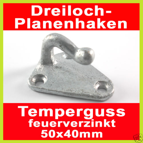 Dreiloch planenhaken - x,
