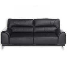 3-Sitzer Sofa - schwarz -