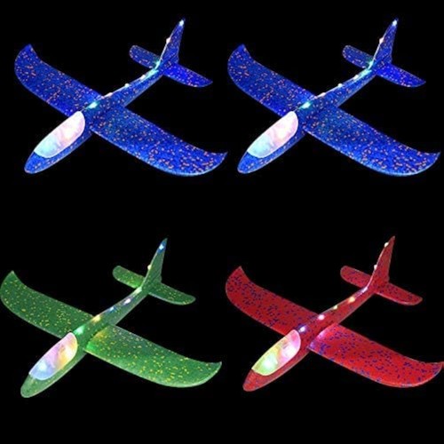 Leuchtende styroporflieger - leuchtende,