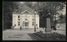 Ansichtskarte Bad Pyrmont, Partie am Schauspielhaus 