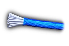 Gummiseil blau 8mm Flechtmantel 10m Planenseil Expandergummi scheuerbeständig