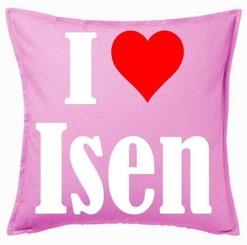 Love isen kissenbezug pink - i,