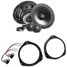 ETON POW172.2 3 Ohm Lautsprecher Einbauset für Opel Astra H Corsa D vorne