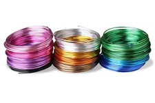 Schmuckdraht-Set 12 Farben auf