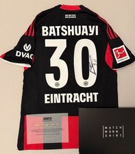 Matchworn shirt Eintracht Frankfurt Michy Batshuayi signed shirt 2025/2026